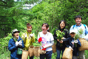 SANSAI (Edible Wild Plant) Picking and Hiking Course