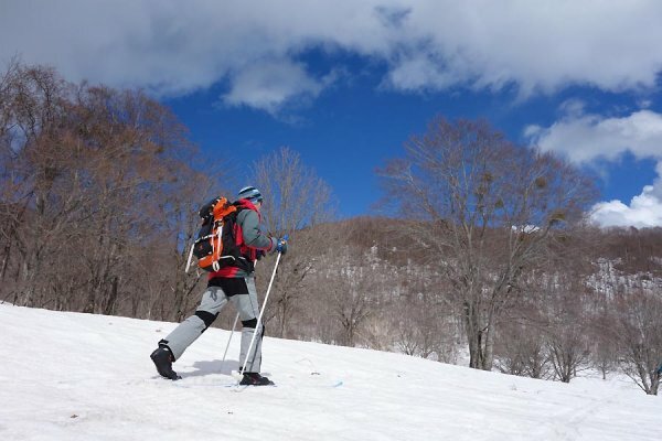 歩くスキーハイキング（クロスカントリースキーツアー）【1日ガイド】